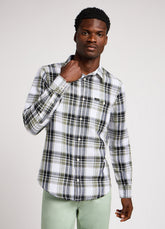 Męska Koszula Lee Leesure Shirt Olive Grove 112350073 L66N045022